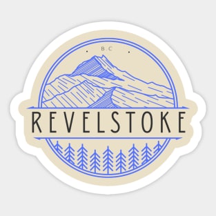 revelstoke sticker Sticker